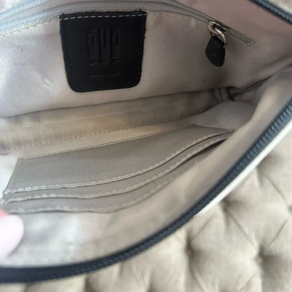 N/A striped leather